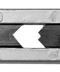 Steel tap wrench from the Fractional Tap And Die Set, 40-Piece Steel, With Precision Formed Threads For Clean, Consistent Results.