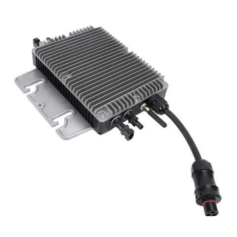 Ready To Roll 700W Micro Inverter With Mppt Pure Sine Wave Tech Built For Balcony Solar Builds, compact design with heat sink.