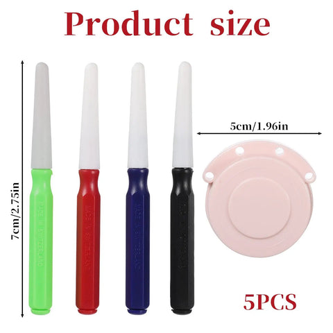 Watch Repair Oiler Pen Set With Four Size Needle Tips And Oil Cup Pro Grade Precision Lubrication Tools For Watches Clocks And Small Parts