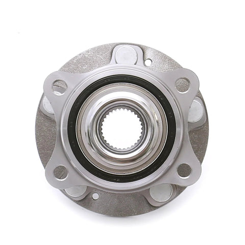 Front view of Front Wheel Hub Bearing Assembly Set Of 2 OE Replacement Fits Hyundai Sonata 2015 To 2019, 5 Lug Front