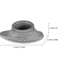 Silver Finger Guard Bolster with measurements for Finger Guard Bolster Set For Knife Making 2 Pieces Stainless Steel Guards And Pommel Bolsters