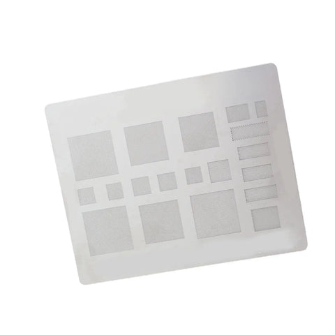 Universal BGA Reballing Solder Paste Stencil Kit For Phone IC Repair, stainless steel mesh template with multi-size holes