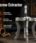Heavy Hitter Broken Pipe Extractor Tool With Deep Bite Serrations to yank torn threads from PVC metal and PPR tubing.