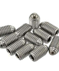 M6 By 12mm Stainless Steel Hex Socket Spring Ball Point Grub Screws Set Of 20 Pcs SUS304 for DIY and machinery use