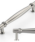 10 Pack Brushed Satin Nickel Cabinet Pulls With 5 Inch Hole Centers For Cabinets Cupboards And Drawers Durable Kitchen Hardware Easy To Install