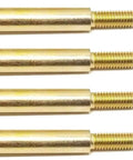 Four Pack Heavy Duty Wheel Bolts With Lock Nuts For Mower Decks Fits 137644 193406 532193406 184219 532137644 738-3056 938-3056 73930600