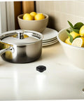 Upgrade Your Kitchen Game With These Badass Bakelite Pot Lid Handles For Pressure Cookers And Pans Heated Resistant Explosionproof Knobs That Fit Almost Any Cookware Set Perfectly For Smooth Cooking Sessions black bakelite lid knob on countertop
