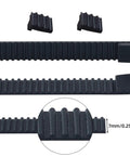 Two Belt Timing Replacement Kit For BambuLab P2S X And Y Axis Non Slip 2GT Rubber Drive Belts 7mm Wide 1444mm Long Spare 3D Printer Accessories To Get Your Printer Back In Action And Smooth Running. black 2GT rubber belts, 7mm wide, open-ended