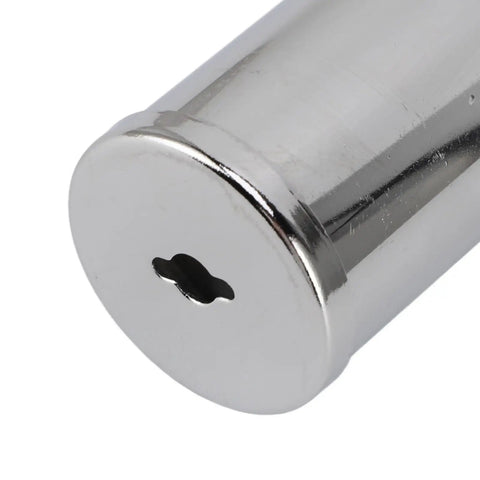 Close-up of Heavy Duty Fabater Manual Oiler 80CC stainless steel zinc pump nozzle for precise oiling applications.