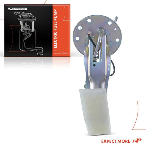 Direct Swap Electric Fuel Pump Assembly For Honda Civic And Acura Integra Drop In Match Rock Solid Tank Replacement Heavy Duty Performance showing detailed assembly with connector and filter.