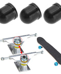10 Piece Skateboard Truck Pivot Cup Repair Kit For Three And A Quarter Inch Long Plate Trucks Black Pro Grade PU Liner
