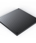 High Accuracy Optical Breadboard Plate With M6 Tapped Holes 150 X 150 mm 13 mm Thick Black Anodized Aluminum 6061