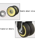 Five Piece Rollerblade Caster Wheels Featuring Smooth Tpe Rubber Rollers with double wheel structure and TPR material.