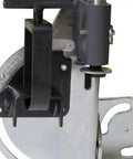 Close-up of Heavy Duty Pipe Notcher With 0-60 Degree Adjustable Angle Fits Half Inch To Two Inch Pipes showing protractor gauge