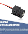 Close-up of VCM Control Module Wiring Harness Kit With Four Resistors Plug And Play Line Socket For Gas Saver Performance Harness Accessories