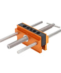 Self Centering Dowel Jig For Boss Level Hole Alignment In Woodworking, Sizes 1/4 3/8 5/16 7/16 1/2 Inch Drill Guide With 6 Bushings