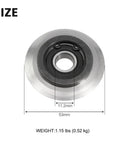 Built Tough Bearing Steel Replacement Blade For Wire Stripping Machine with 53mm diameter and 12mm bore.