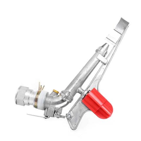 Heavy Duty Zinc Alloy Rocking Arm Sprinkler With One Point Five Inch Female Thread For Farm Watering And Industrial Cooling Featuring Smooth Rotation And Rust Resistant Copper Tips Built Tough For Real World Jobs.