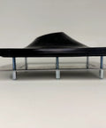 Side view of 3 Inch PVC Cast Iron And Copper Roof Pipe Flange For Inside Installation Over Shingles No Climb Required
