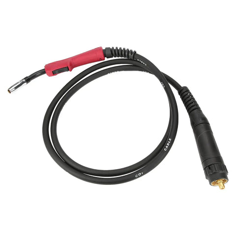 180A MIG Welding Torch Gun 15AK for MIG MAG Welder With Ergonomic Rubber Handle, Heat-Resistant Cable, Air-Cooled Design