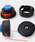 Two Pack 128LD Trimmer Head T25 Replacement For Husqvarna Weed Eater Models shown from various angles