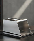 Stainless Steel Dustpan And Grain Scooper Rugged Metal Build With Ergonomic Handle For Easy Debris And Grain Cleanup In Workshops Warehouses Farms And Home XL Heavy Duty Must Have For Tough Messes, stainless steel dustpan shown on dark surface