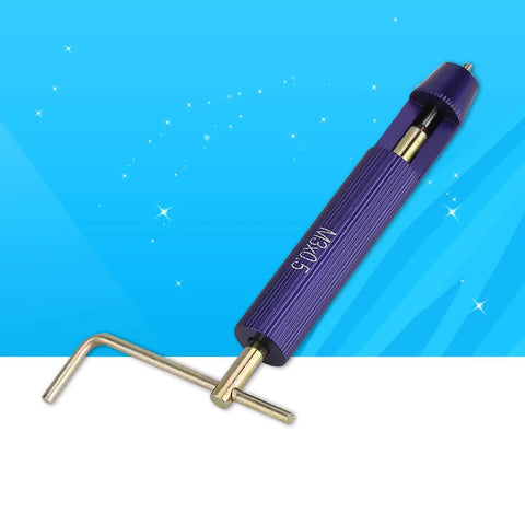 M3 Stainless Steel Wire Thread Insert Kit with purple handle wrench for restoring stripped metal threads in machinery repair.