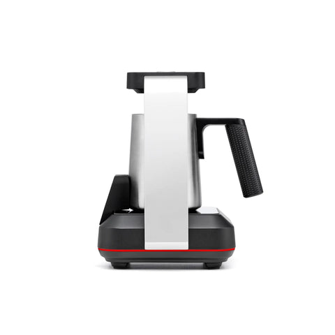Side view of Turkish Coffee Maker Electric With Open Form Design For Watching Foam Rise And Savoring Aroma SandBrew Technology Peak Foam Detection