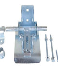 Rock Solid Heavy Duty Steel Slide Bolt Lock For Door Security And Garage Gate Reinforcement Padlock Compatible Hardware Kit with quick install fasteners, zinc steel design.
