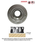 80mm Dust Extraction Nut System For CNC Woodworking With Wrench Dual Dust Busting And Cooling Up To 18000 RPM, top view