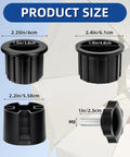 8 Piece Outdoor Patio Umbrella Base Replacement Parts Kit With Hole Ring Sets Stabilizer Sleeves And M8 Threaded Hand Knobs