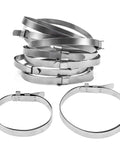 8 Piece CV Boot Band Clamp Set for Drive Shaft Universal Fit Stainless Steel Adjustable Diameter 1.8 to 3.2 Inches and 1.8 to 5.6 Inches