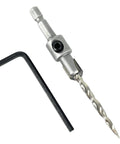 Eleven Sixty Fourth Inch Tungsten Carbide Tipped Countersink Drill Bit For Wood With Wide Flute and Allen key
