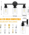 Portable Outdoor Light Camping Lantern With Clear Lens For Nighttime Campsites And Trails Trail Ready Ultra Lightweight Durable Battery Powered Lantern For Backpacking Emergencies And Backyard Adventures, dimensions and bulb compatibility shown.