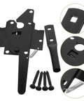 Heavy Duty Outdoor Gate Hinge For Wooden Fences With Easy Install And Reliable Security Iron Gate Hardware with screws