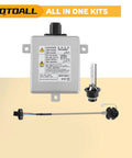 Xenon HID Ballast Control Module Assembly For Acura TL TSX ILX ZDX RDX 2006-2014 Replacement, module and bulb visible
