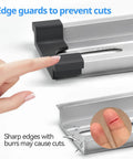 Easy Snap DIN Rail Protective Cover For 35mm Wide Standard Rails, RoHS Certified PA66 Nylon Guard preventing scratches.