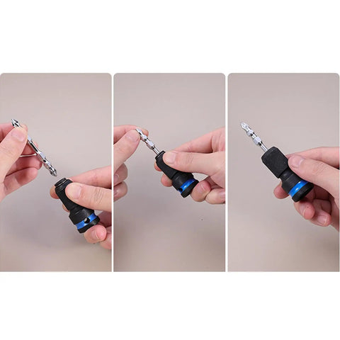 Get Your Hands On This Awesome Bolt Extractor Kit With Multi Spline Easy Out Set And Quick Release Tool, 1/4 in bit holder, steel
