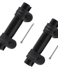 7 Piece Steering Kit With Inner And Outer Tie Rod Ends Adjusting Sleeves And Center Drag Link For Chevrolet C1500 Suburban 1993-1999 Chevrolet C2500 1992-1999 And GMC Yukon 1995-1999 black steel sleeves