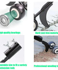 Adjustable Stand Up Weed Puller With Wheels For Garden Patio Backyard Lawn Sidewalk And Driveways Back Saving Easy Pull Weeding Tool For Standing Weeds And Quick Yard Cleanup metal features