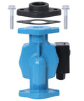 No Cold Showers Anymore With This Heavy Duty 3 Speed Hot Water Recirculating Pump 1 Inch Flange Booster System 110 Volt with motor and flanges.