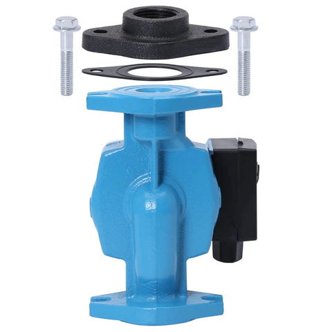 No Cold Showers Anymore With This Heavy Duty 3 Speed Hot Water Recirculating Pump 1 Inch Flange Booster System 110 Volt with motor and flanges.