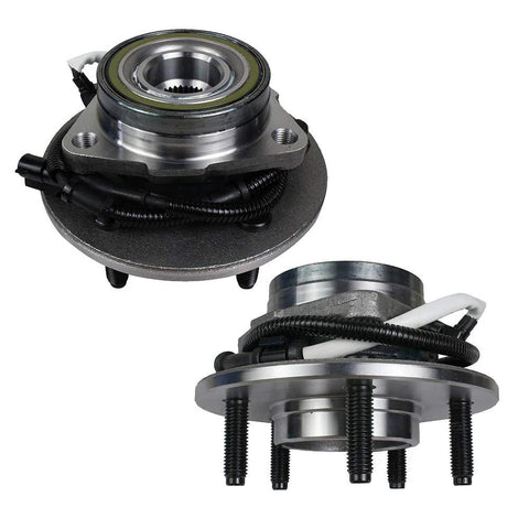 Beefy Front Wheel Bearing And Hub Assembly Kit For Ford F 150 2000 2001 2002 2003 4x4 5 Lugs With ABS Front Left And Right Pair