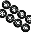 Eight Pack Replacement Inline Skate Wheels 80mm 82A For Outdoor Rollerblades Fitness Skates Durable Easy Install Non OEM Part Shown