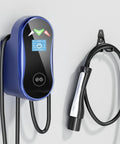 Tesla Level 2 48 Amp EV Charger With App Control For Easy At Home Charging 240V Hardwired on wall with cable