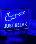 Blue Laser Dotted Neon Sign For Home Decor USB Powered With Dimmer Switch Lit Mood Neon Light For Bar Bedroom Wedding And Party Vibe PMMA