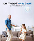 Your Trusted Home Guard, 10 Year Lifespan Smoke Alarm With Photoelectric Sensor And Magnetic Mounting Kit Low Battery Warning UL217 Listed Home Fire Safety Sensor For House Easy Install No Battery Swaps For A Decade Keeps Your Home Protected.