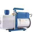 FY-1H-N Mini 1 Liter Vacuum Pump For Air Conditioning Refrigeration Experiments Filtration And Vacuum Extraction Great For DIY Projects And Maintenance, compact design with metal casing, side view