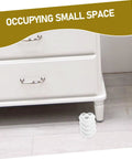 Heavy Duty Peel And Stick Caster Wheels 8 Pack Steel Rolling Casters for moving small furniture in tight spaces.