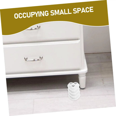 Heavy Duty Peel And Stick Caster Wheels 8 Pack Steel Rolling Casters for moving small furniture in tight spaces.